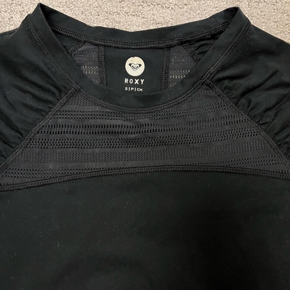 Roxy Womens Athletic T Shirt Black Small. - Picture 2 of 3